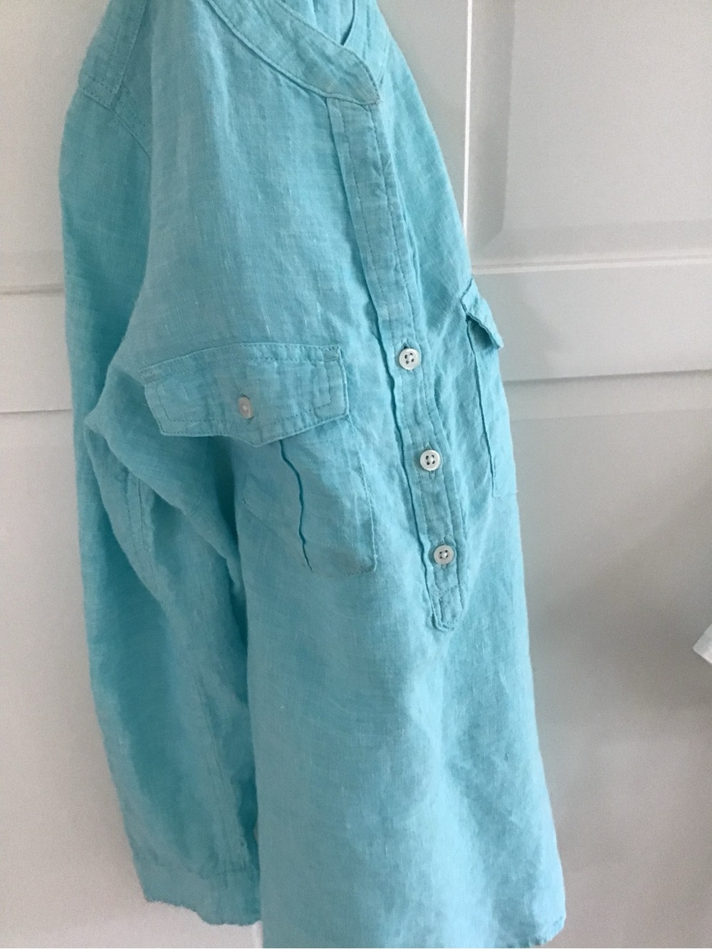 Talbots Linen Shirt 🩵 - Picture 7 of 8